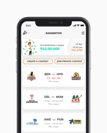 season-long football fantasy web design & mobile application by Vinfotech