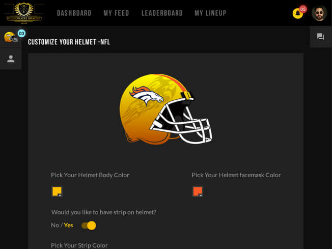 Nfl fantasy football web design and development by Vinfotech