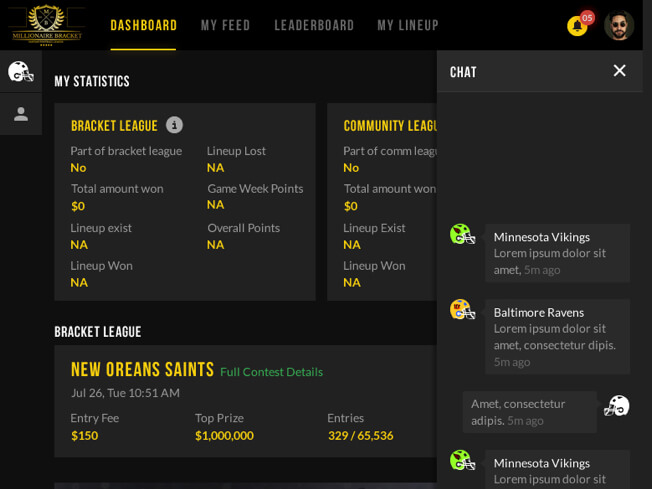 Season Long UK format Fantasy Football Website design and development by Vinfotech