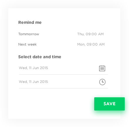 Automatic reminders - Enterprise Social Networking Software by Vinfotech