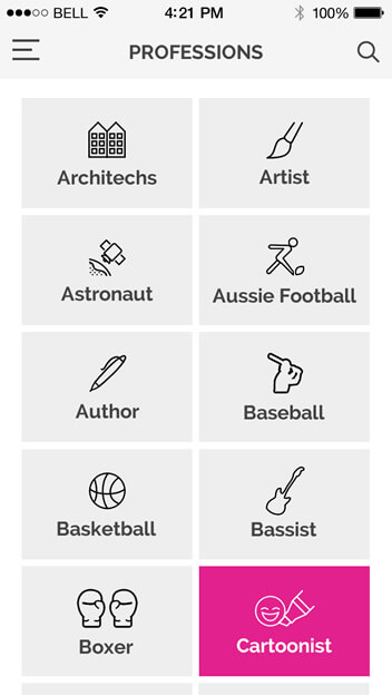 Celebrities Web Redesign