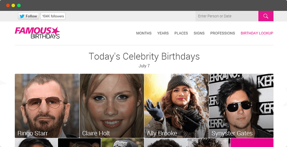Celebrity Discovery Platform