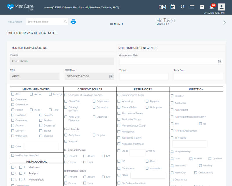 Medcare Tech CLOUD-BASED SOFTWARE FOR THE HOSPICE INDUSTRY