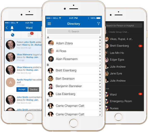 Customized Telehealth Website and App Development for Clinical Social Network by Vinfotech