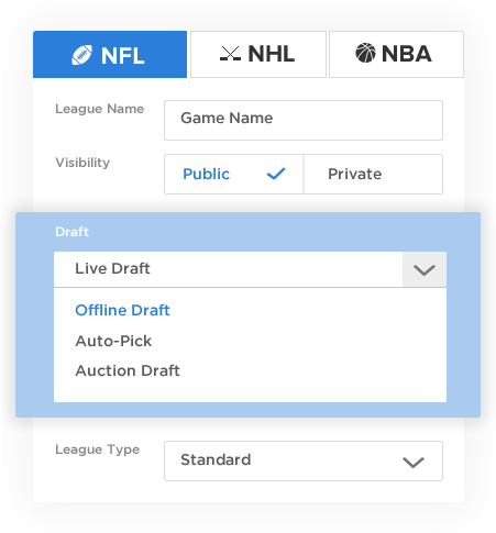Big 4 Sports Fantasy Software