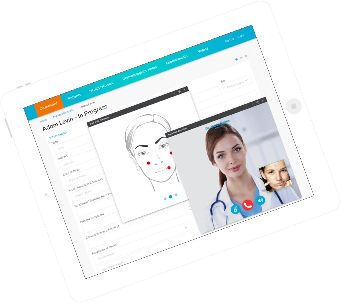 EMR Software Development Services – Dermatology Plus by Vinfotech