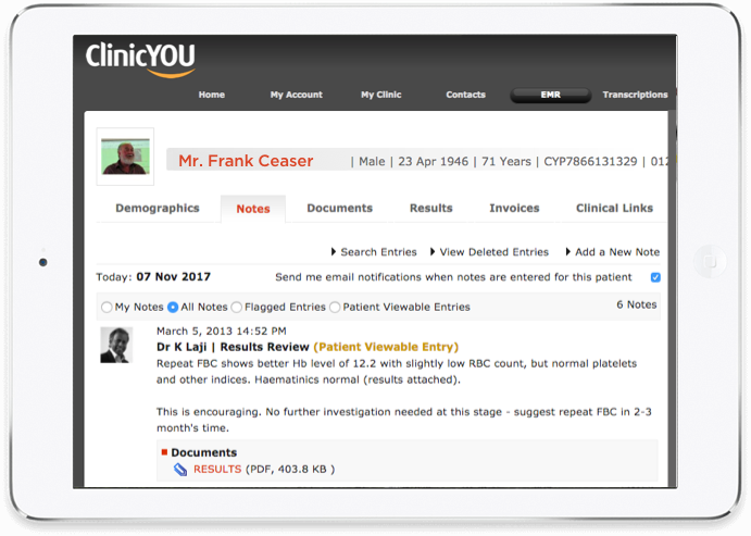 Comparison – EMR Software Service – Clinic You by Vinfotech