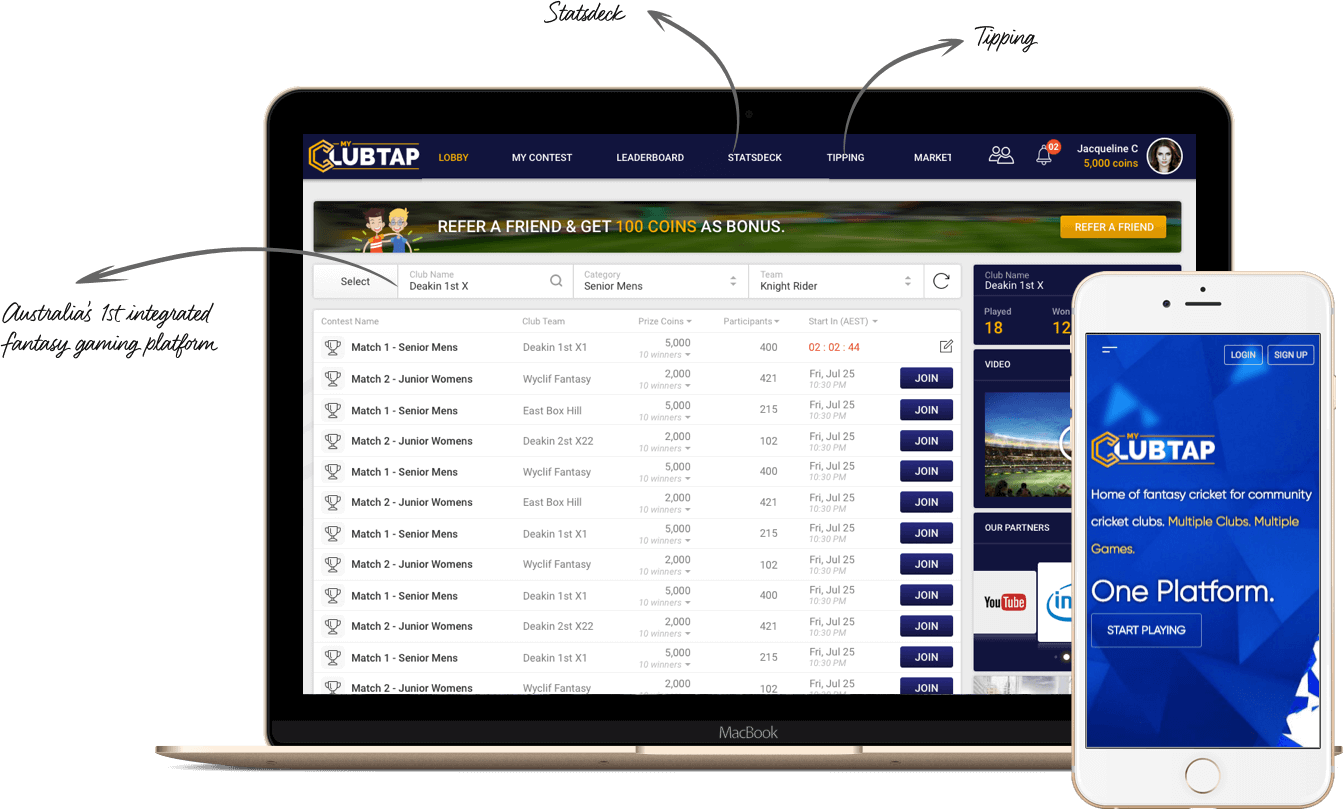 Fantasy Cricket Platform Development Australia by Vinfotech