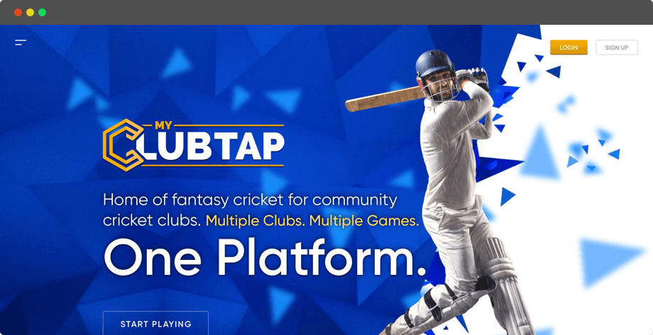 Fantasy Cricket League Web Design for Australian by Vinfotech