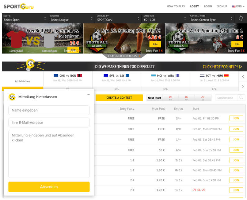 Fantasy Football League Development for Europe by Vinfotech