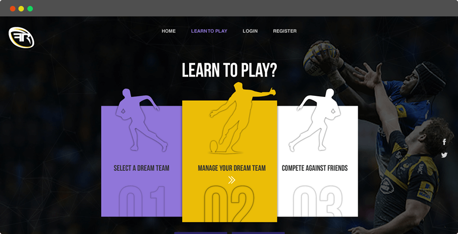 Fantasy rugby app for UK players