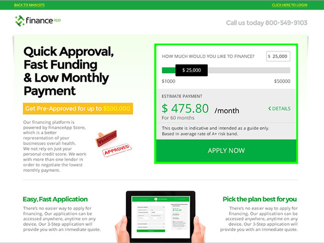 Finance Application Design