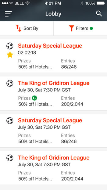 Social Network Application for Sports Fans