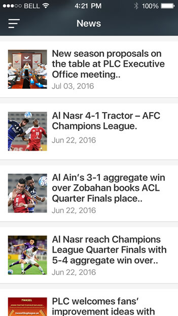 Social Network Platform Application for Sports Fans