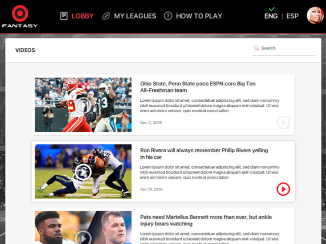 Leading season long mexican fantasy football web design-&-development by Vinfotech