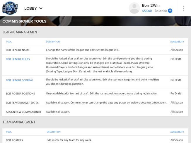 NFL Fantasy football software development by Vinfotech