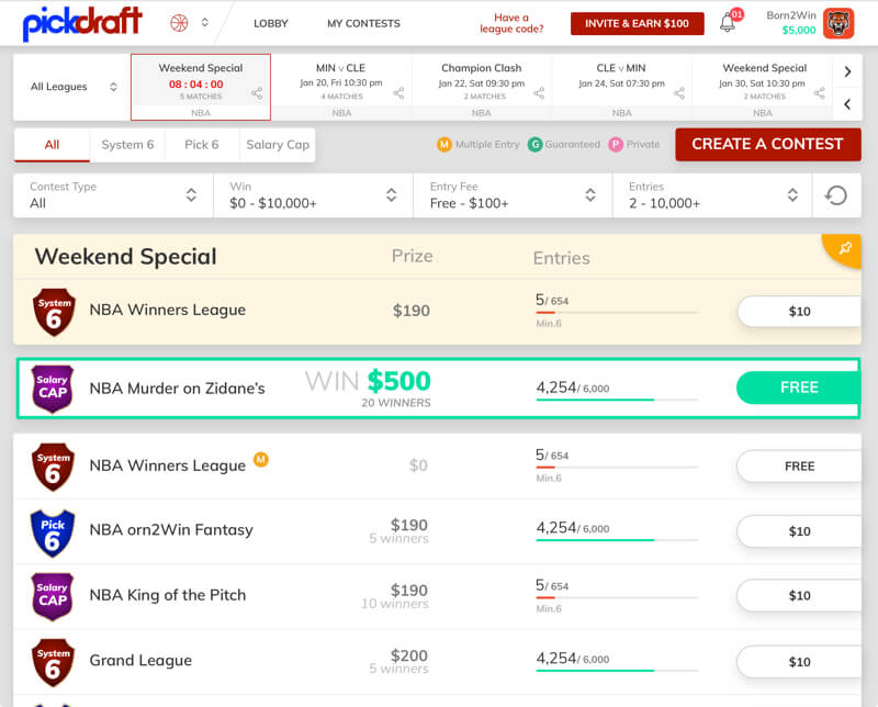Play daily fantasy sports for NFL, NBA & MLB by vinfotech
