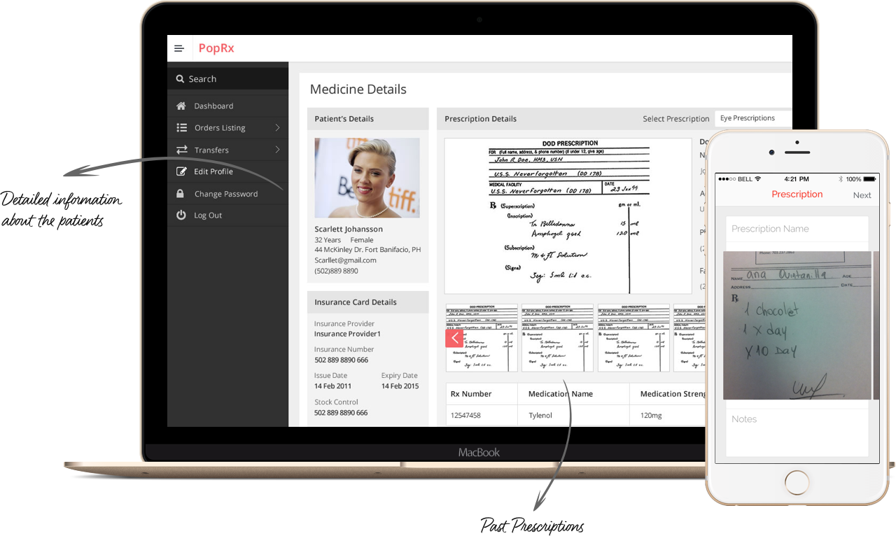 PopRx eRx Website & App – Efficient Diagnosis by Vinfotech