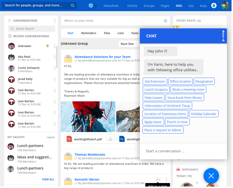 Quick Access to all the Information within the Organization by Vinfotech