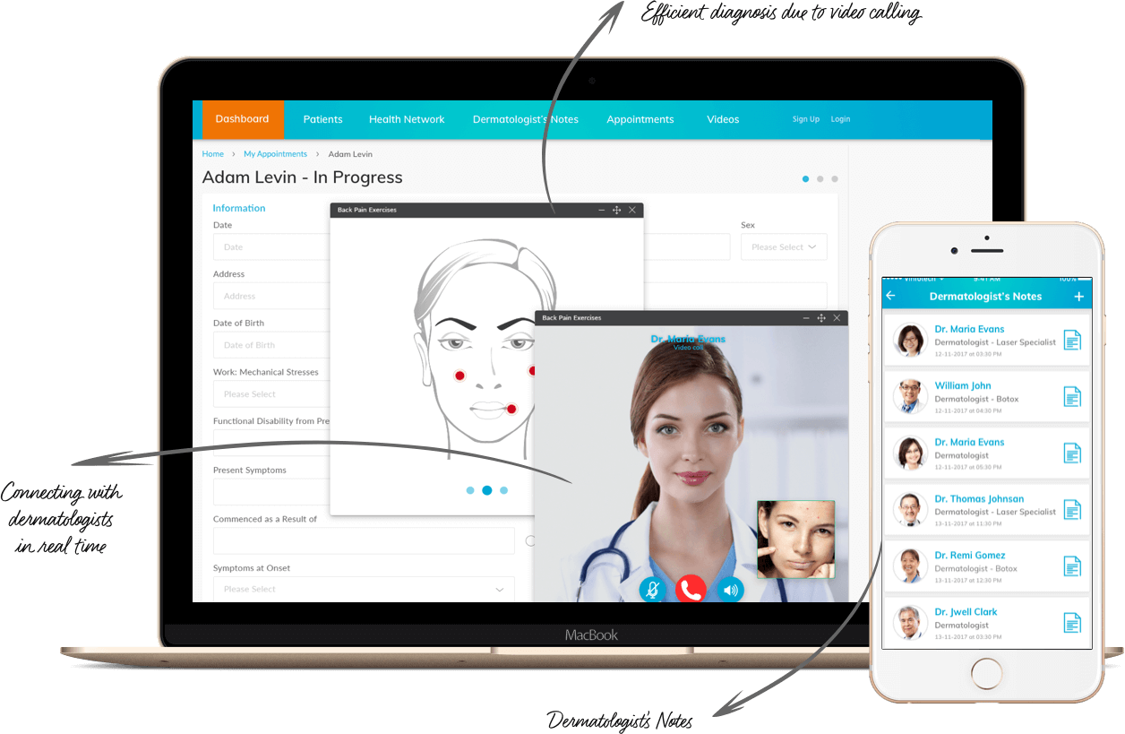 Telehealth Website & App for Dermatology – Efficient Diagnosis by Vinfotech