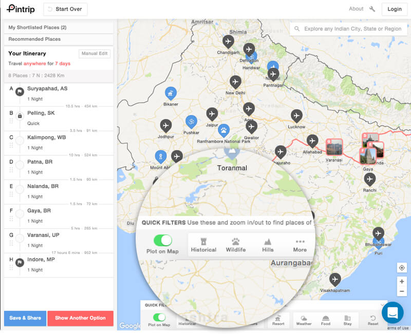 Travel Planning Application for Indians
