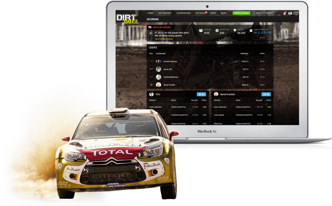 Fantasy Car Racing Designing by Vinfotech
