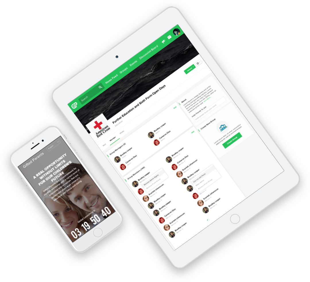 Social network community platform for parents by Vinfotech