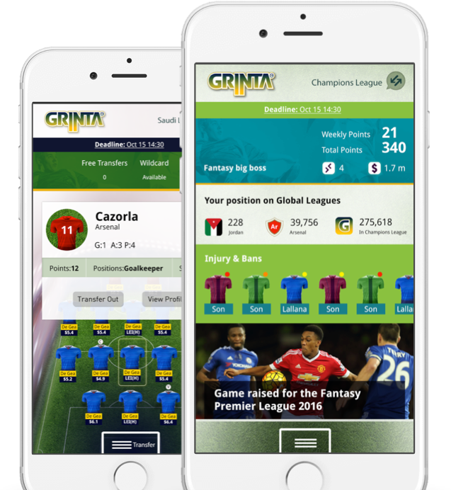 Best Fantasy Football Players Web Design