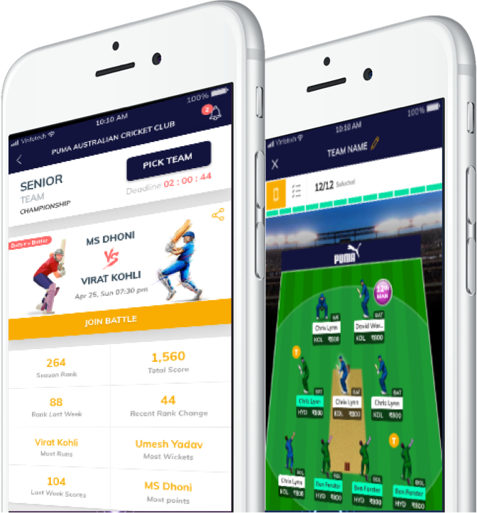 Fantasy cricket website to play club cricket by Vinfotech