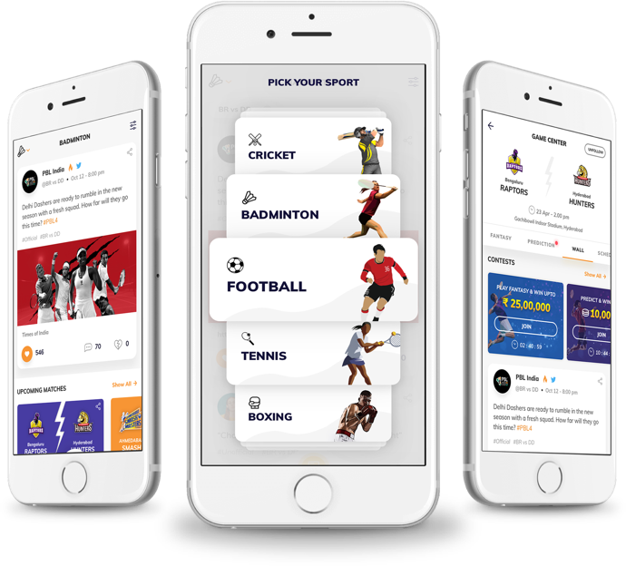 fantasy badminton application development for PBL